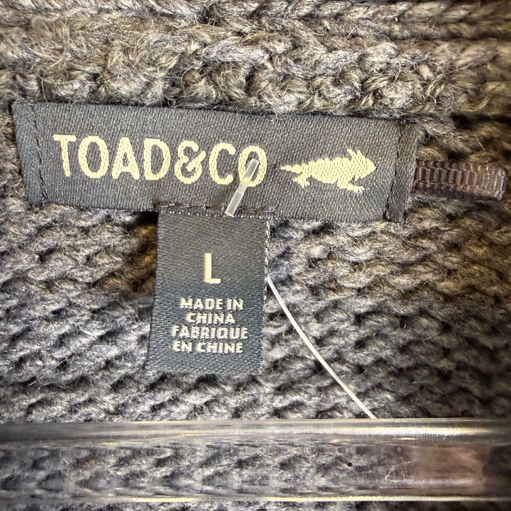 Toad&Co womens cable knit cardigan sweater - Picture 4 of 8
